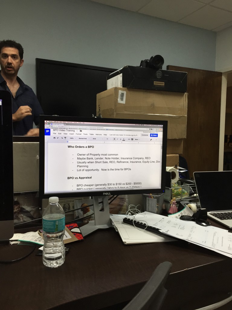 Our first online course - video setup