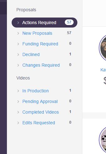 New FameBit Dashboard