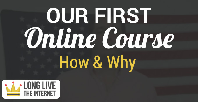 our first online course