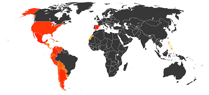 Countries that Speak Spanish to Convert Your Book