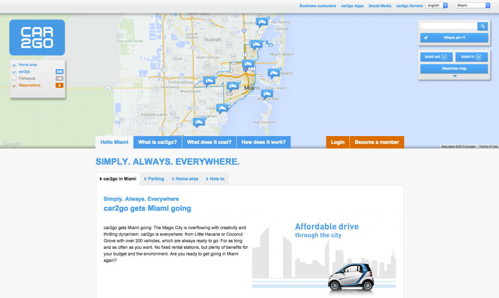 car2go does not stand a chance against uber
