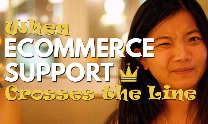 Ecommerce Support Crossing The Line